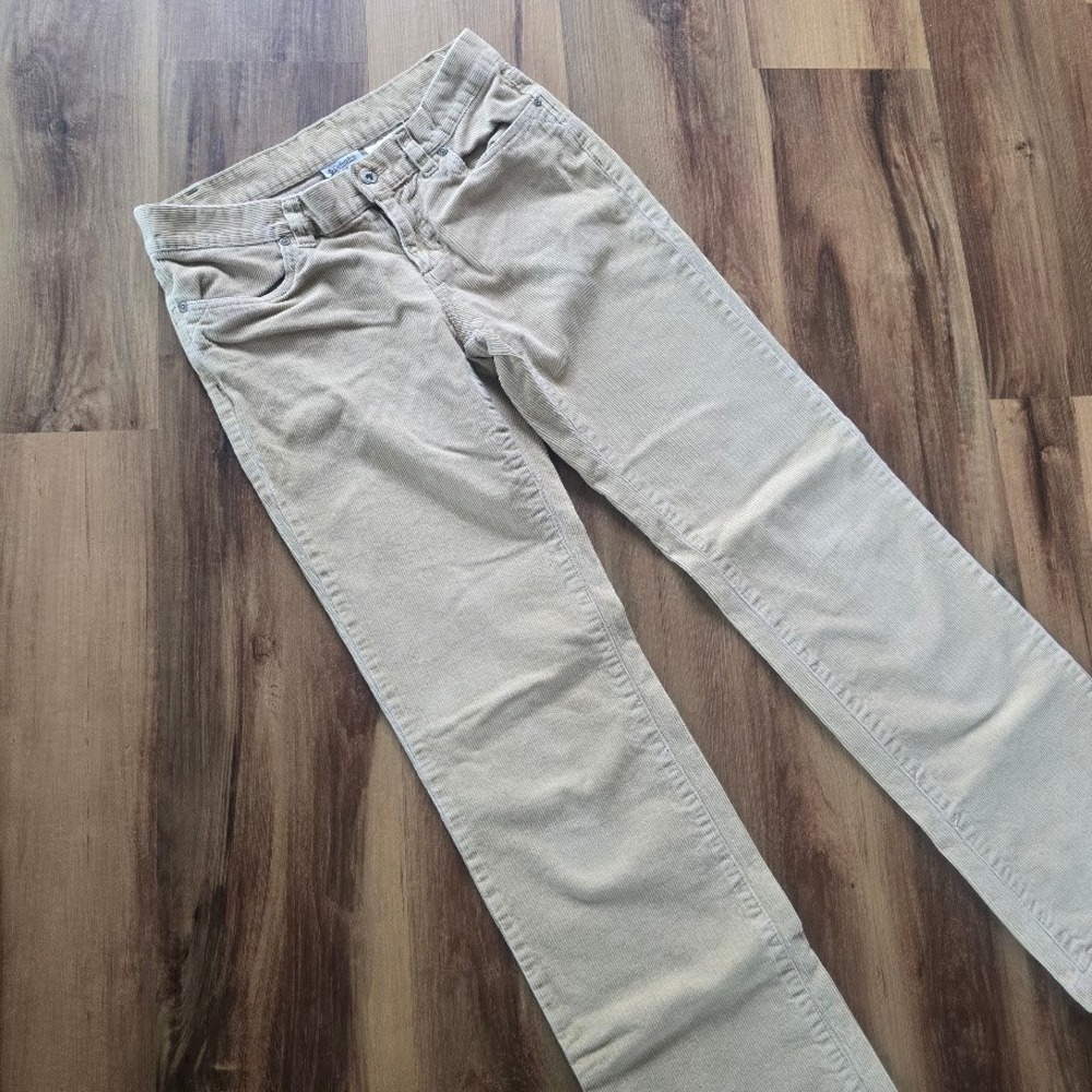 Columbia Corduroy Pants Women 4 Tan Straight Leg Stretch Gorpcore Hiking Utility - Picture 2 of 11